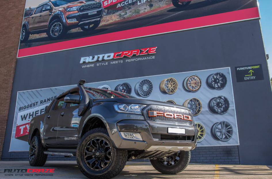 FORD RANGER ASSAULT GLOSS BLACK MILLED ACCENTS